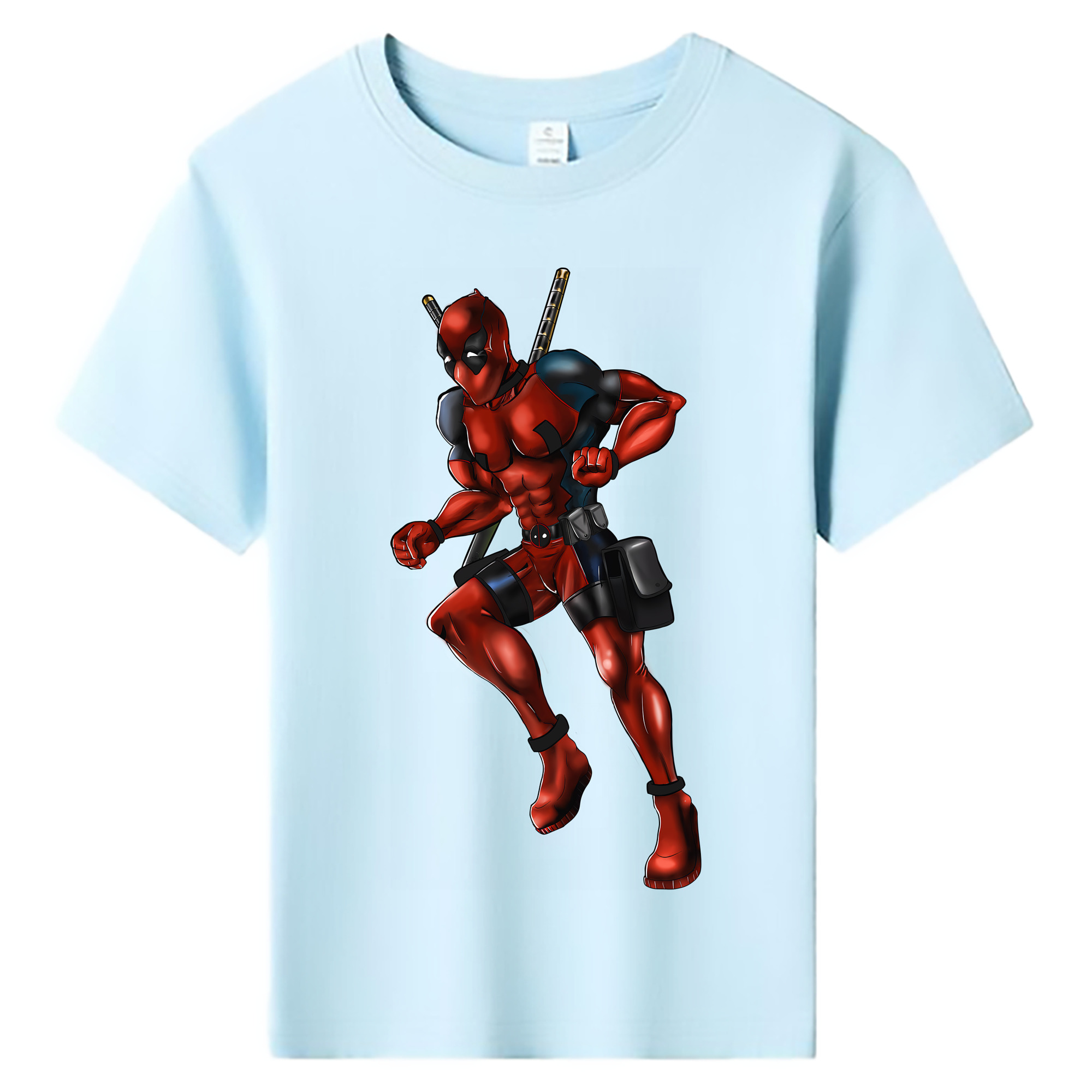（画像用） Deadpool デッドプール 綿100％キッズTシャツ（フロントプリント）